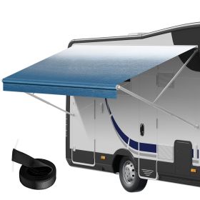 RV Awning Fabric Replacement, 17'2" Fabric Length for 18' Awning, Heavy Duty 3-Ply 16oz PVC Camper Awning Fabric