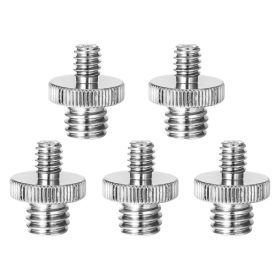 5 Core 3/8 To 1/4 Adapter 5Pcs Camera Mount Durable Tripod Screw Adapter For DSLR Monopod Microphone & Lighting 1/4 To 3/8 Screws Set - 1/4M-3/8M (Option: 5Pieces1420Maleto3816MaleScrew)