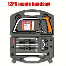 Devil Saw, Curve Saw, Multi Functional Saw, Outdoor Equipment, Mini Hand Saw, Woodworker DIY Saw, Woodworker Hand Saw, Without Battery (Option: 12in1giftpack)